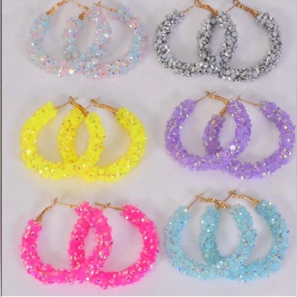 Sparkle Glitter Earrings